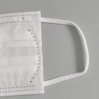 조정할 수 있는 부드러운 탄력 있는 돌기부 루프 플래트 마스크 부속물 하얀 채색 5 밀리미터