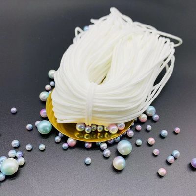외과적 면 마스크 탄력 있는 돌기부 루프 길이 8 인치 2.8 밀리미터 3.0 밀리미터