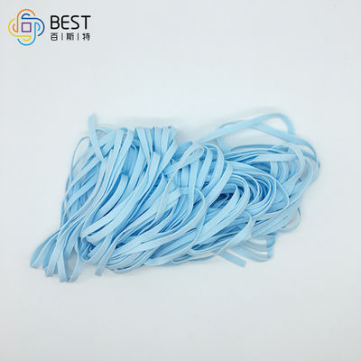 5MM 3.5MM 2 Mm 3 밀리미터 부드러운 고무줄 한도 청색 면 마스크 원료