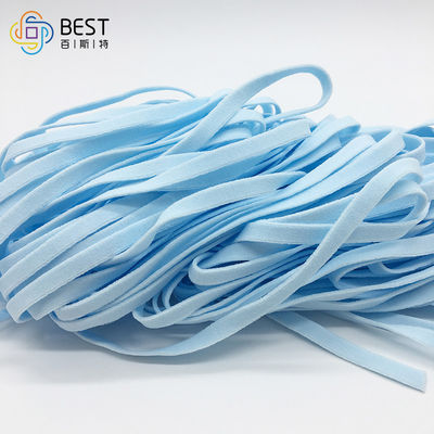 5MM 3.5MM 2 Mm 3 밀리미터 부드러운 고무줄 한도 청색 면 마스크 원료
